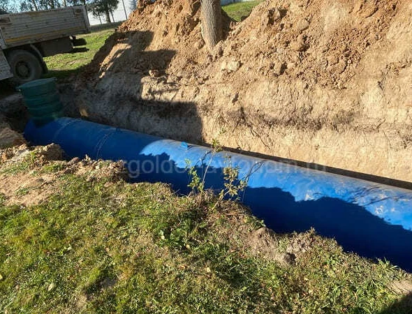 Газгольдер для дома в Щелково с земляными работами