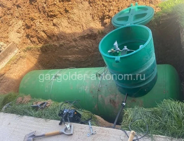 Подземный газгольдер Спецгаз в Щелково под ключ для частного дома